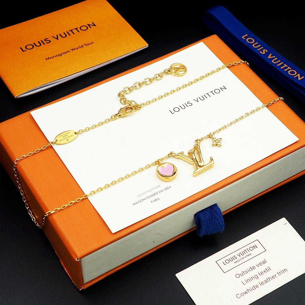 Louis Vuitton Iconic Heart 18K Gold Necklace