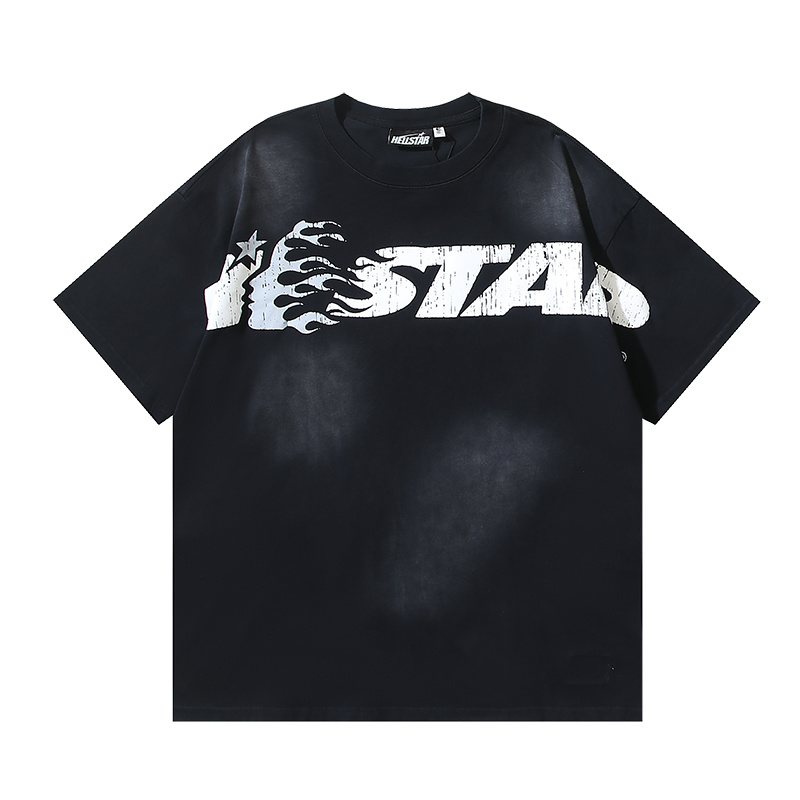 HELSTAR Distressed Graphic Short-Sleeve T-Shirt — hero