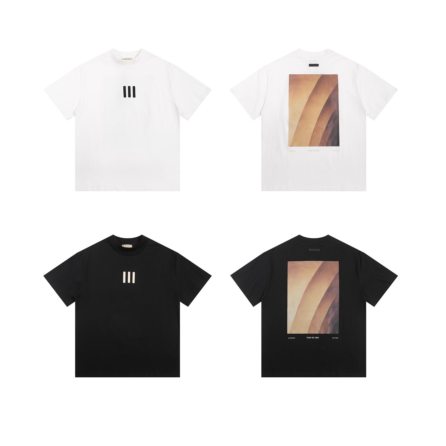 Fear of God Three-Bar Back Graphic T-Shirt — comparison