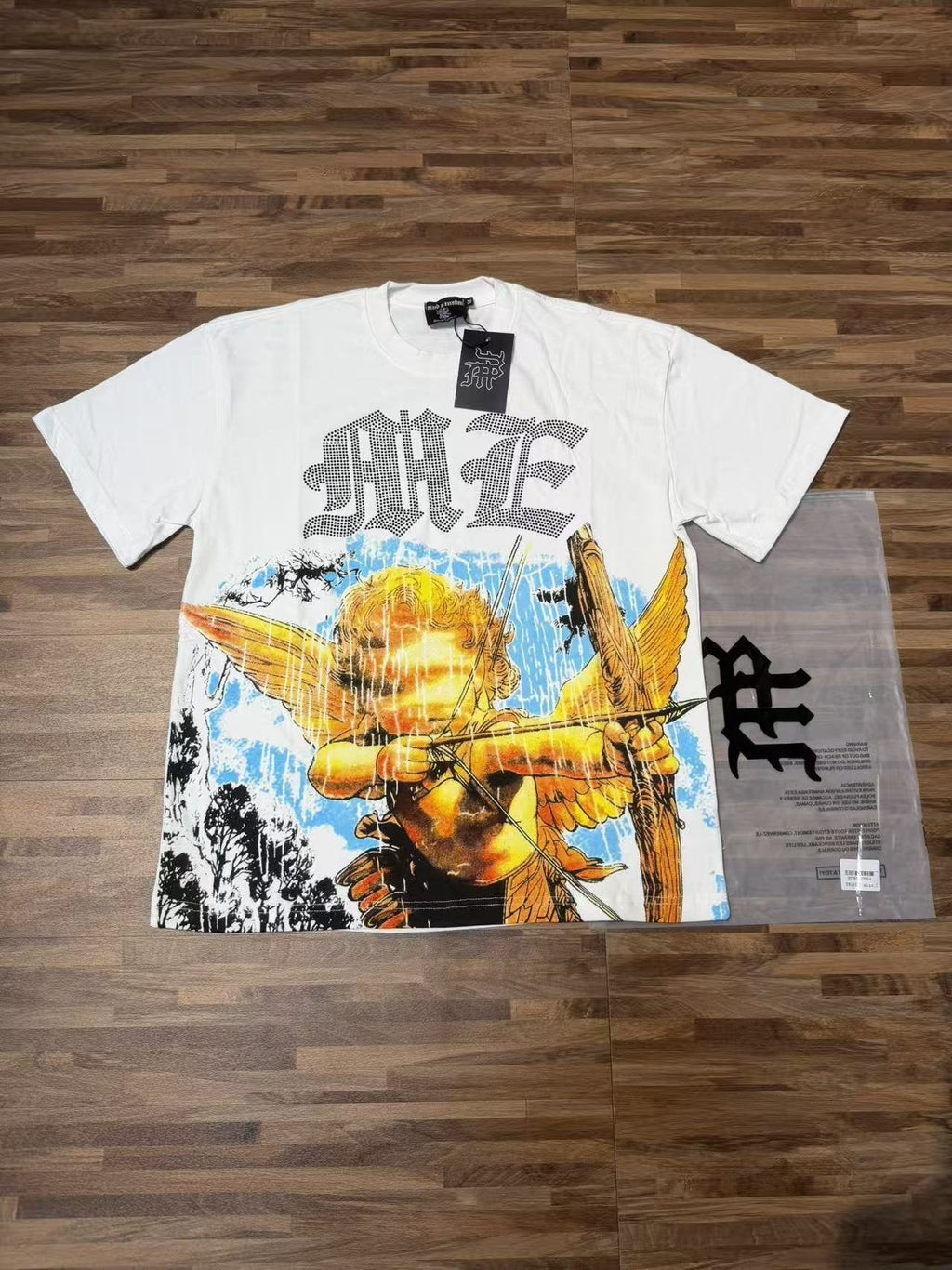 MIXED EMOTION Angel Dove Graphic T-Shirt — context