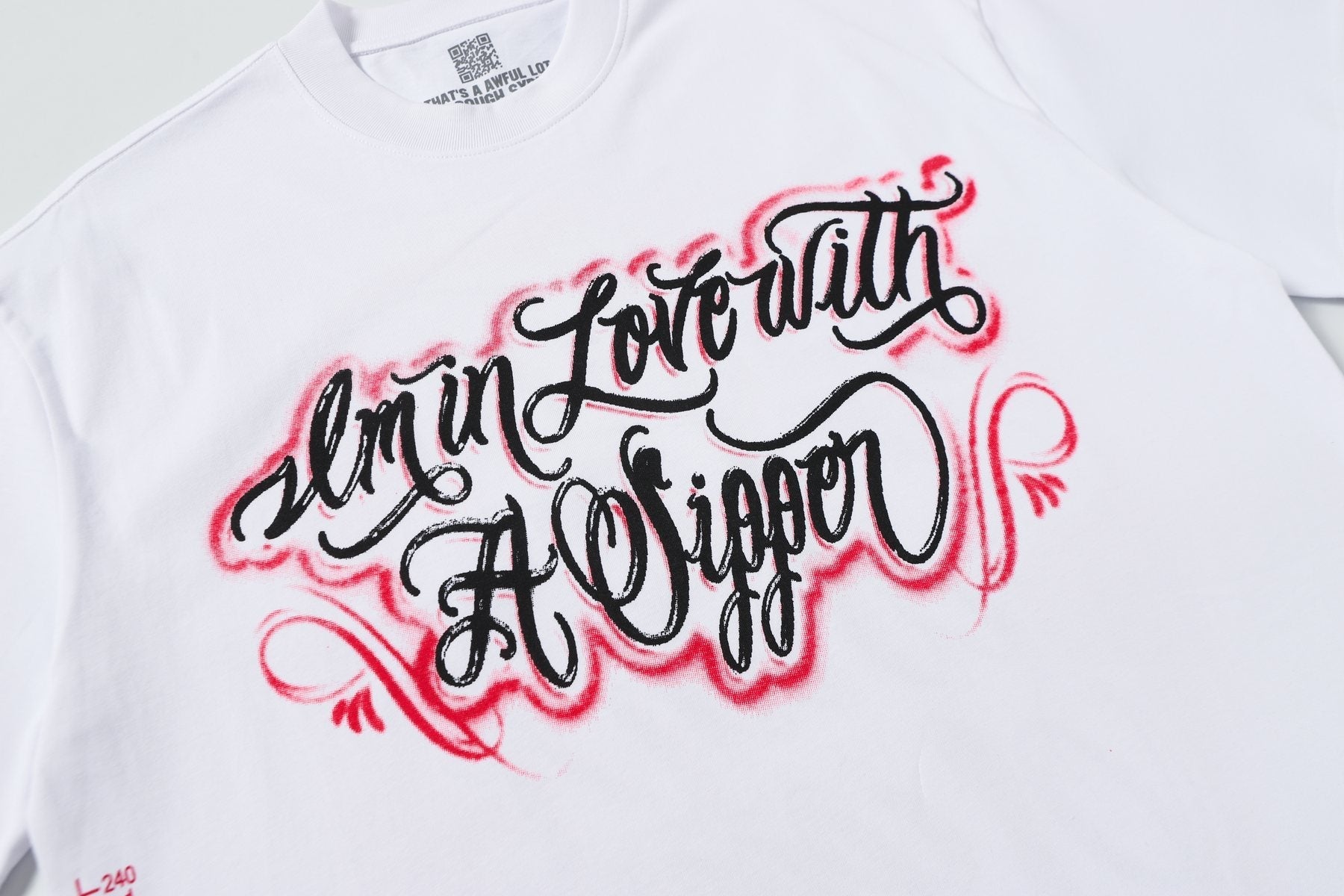 THAT'S A AWFUL LOT OF COUGH SYRUP Script Graphic Short-Sleeve T-Shirt — front
