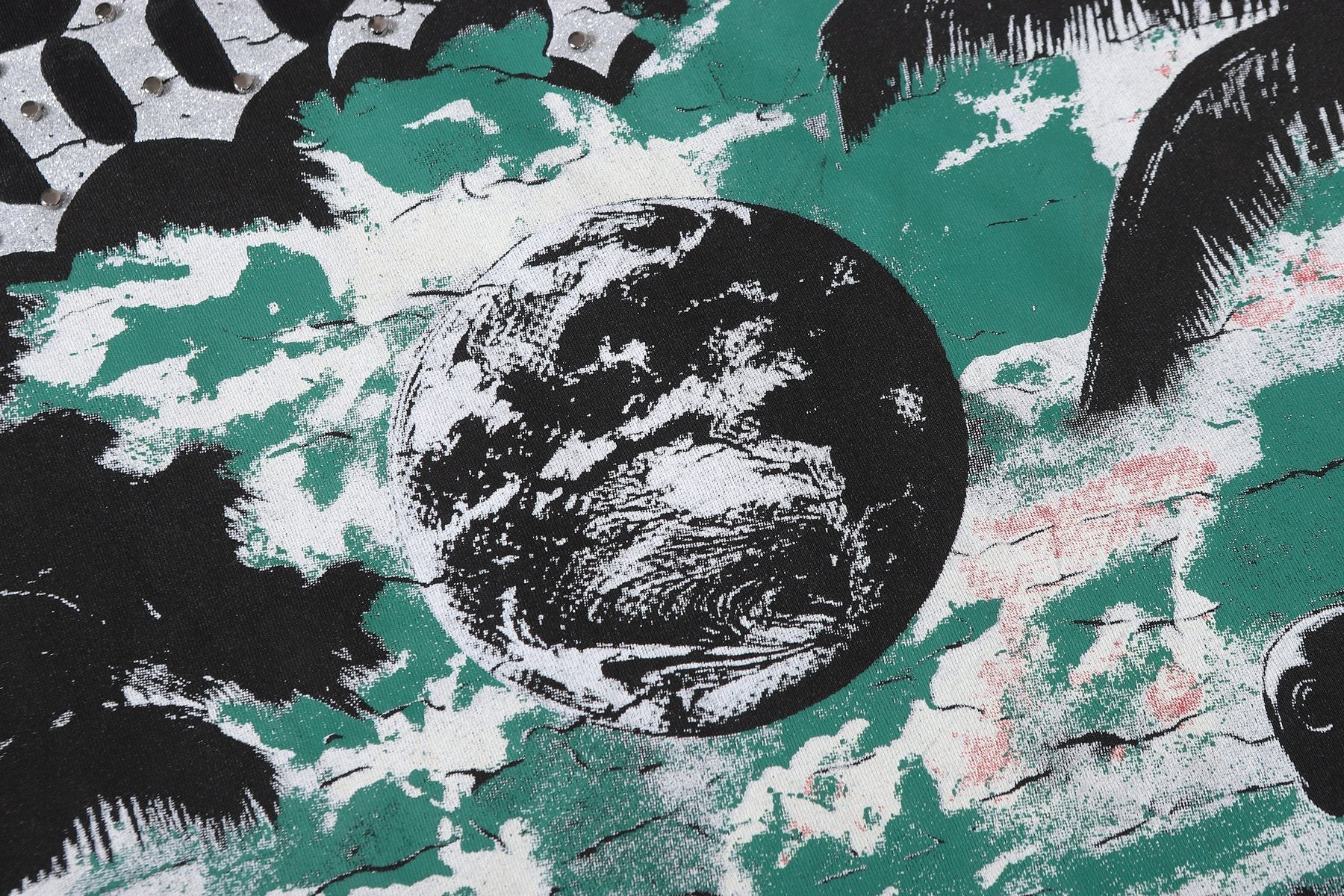 Godspeed Puffito Paradise Spray-Dye Graphic T-Shirt — detail