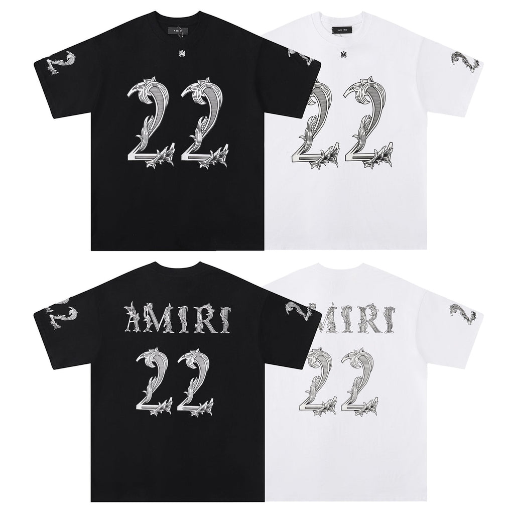 AMIRI Number Graphic Short-Sleeve T-Shirt — comparison