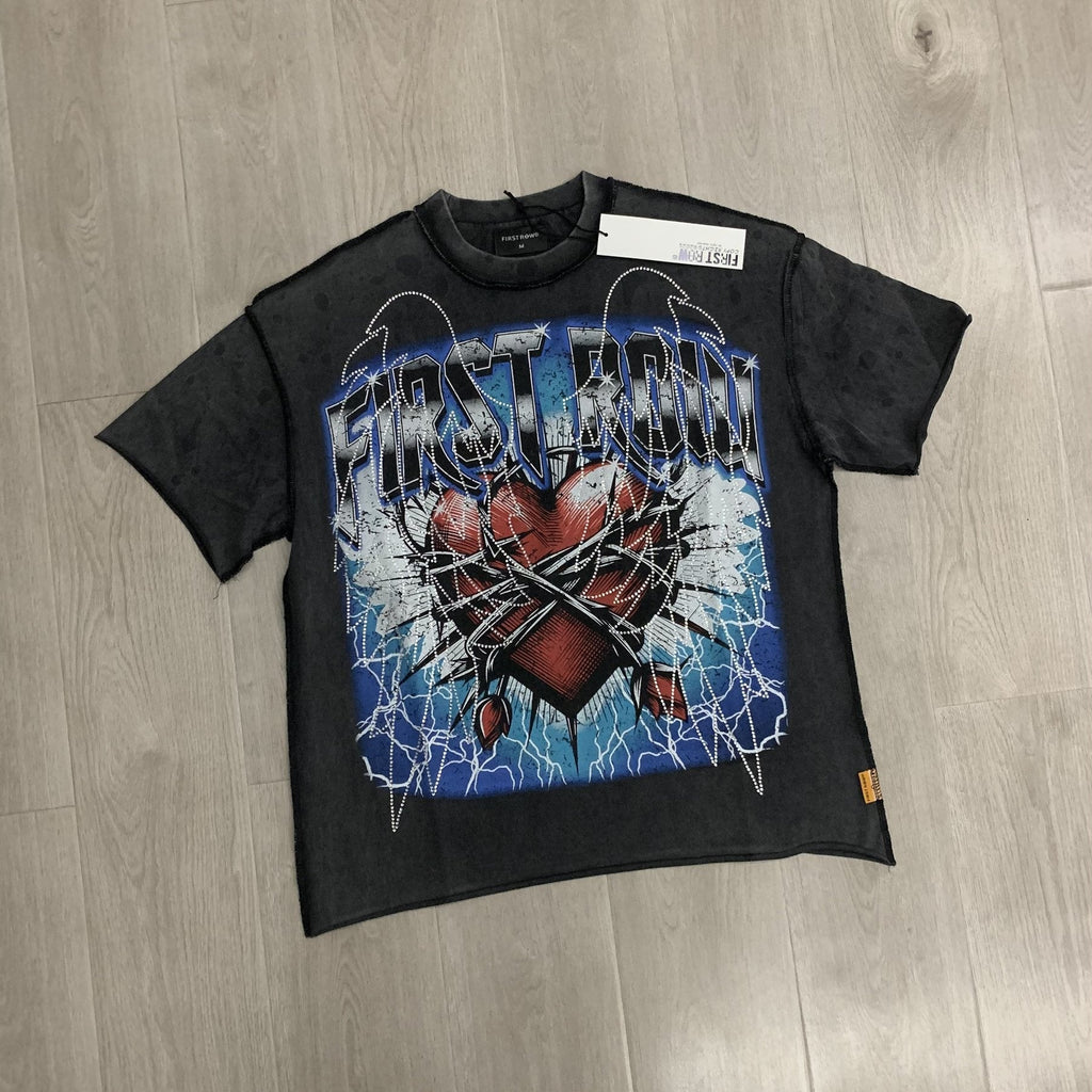 FIRST ROW A Sacred Vow Wing Graphic T-Shirt — front
