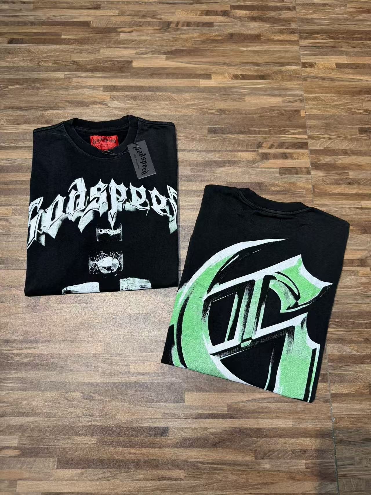 Godspeed Rock Graphic Washed T-Shirt — context