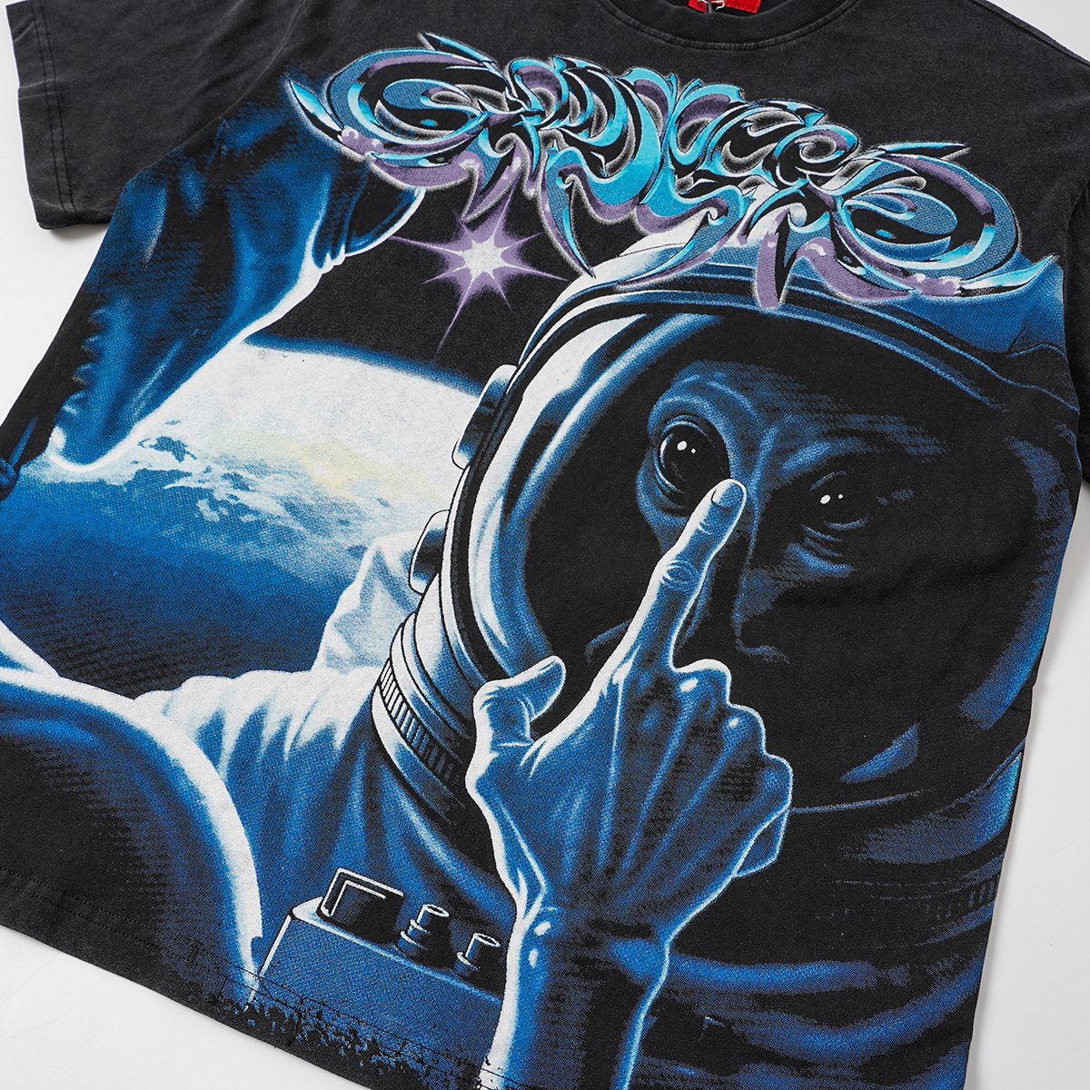 Godspeed Astronaut Graphic T-Shirt — detail