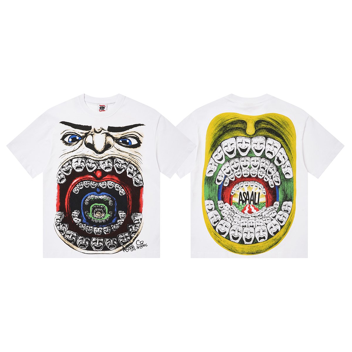 ASAALL Mouth Mask Graphic Short-Sleeve T-Shirt — hero