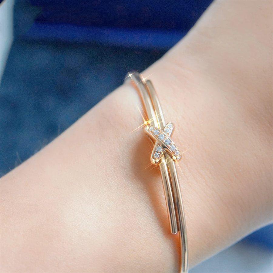Chaumet Jeux de Bracelet Pink Gold Cubic Zirconia