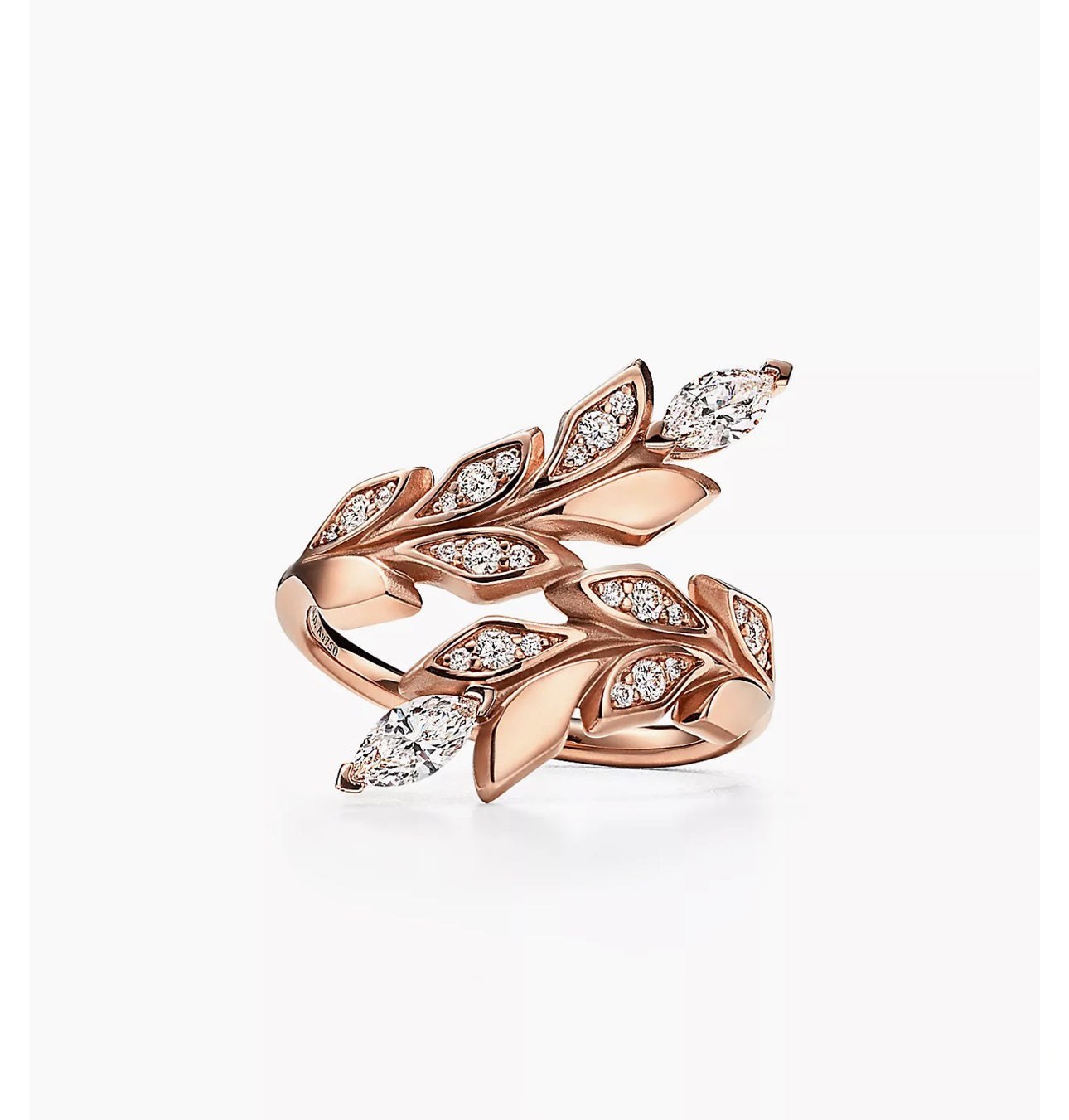 Tiffany Victoria Vine Bypass 18K Gold Ring