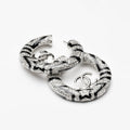Chanel Black Diamonds 18K Gold Earrings