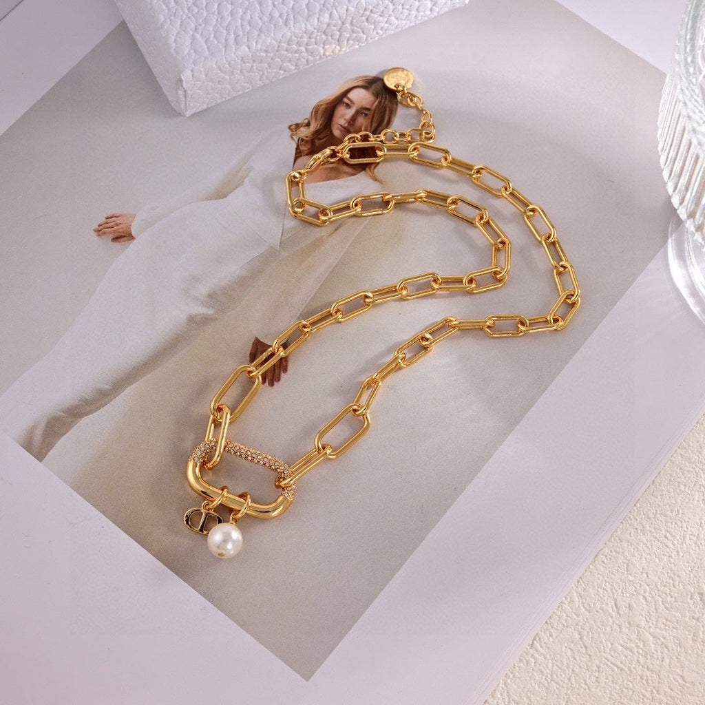 Dior D-Fusion 18K Gold Necklace