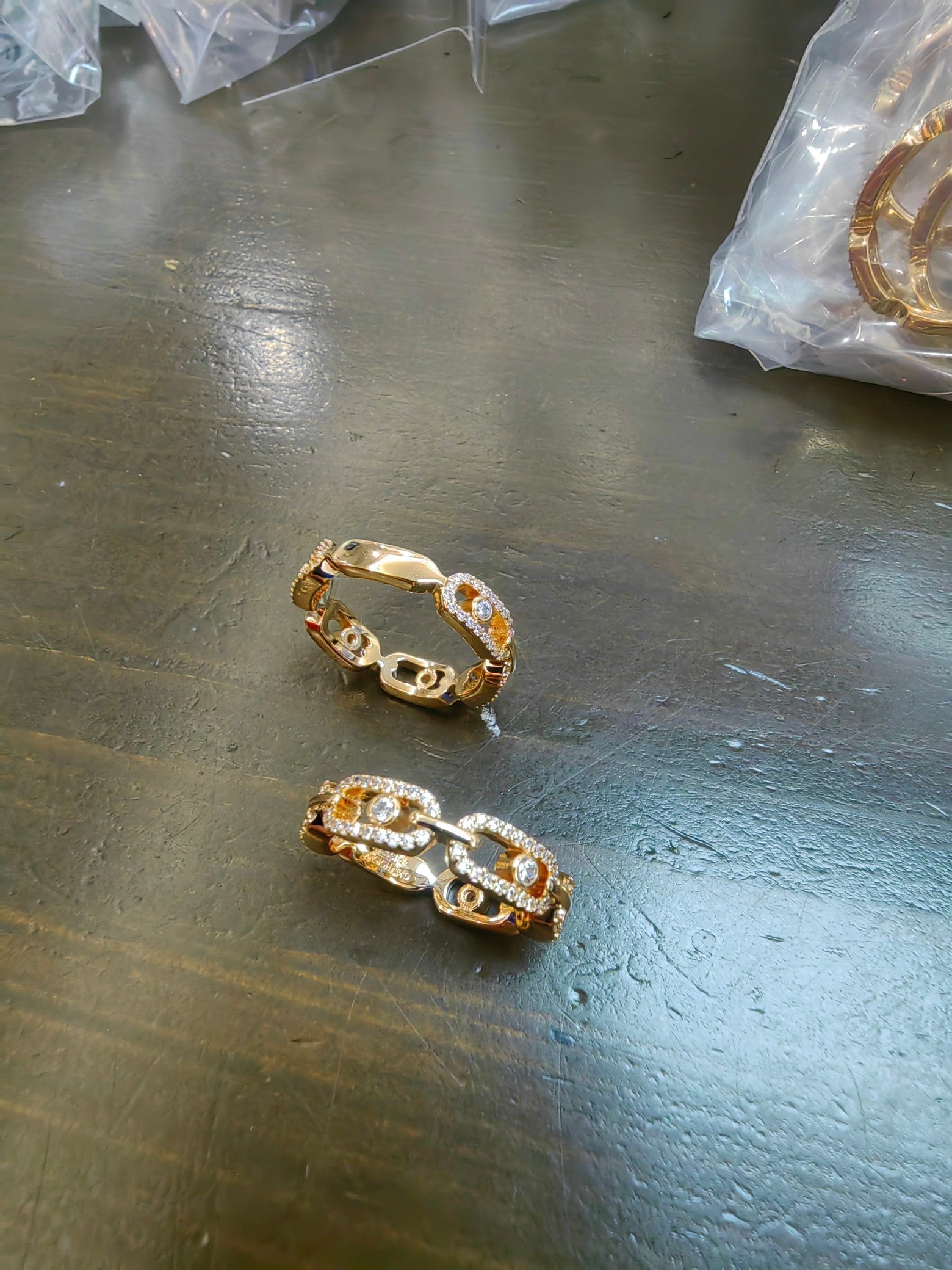 Messika Move Link Paved Cubic Zirconia Ring